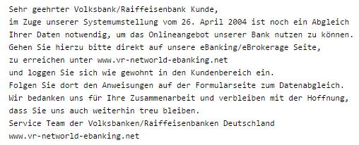 Phishing Mail