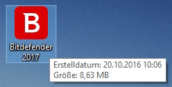 Bitdefender Verknüpfung