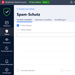 Bitdefender Internet Security Spam Schutz