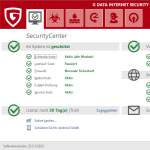 G Data Internet Security Dashboard