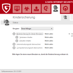 G Data Internet Security Kindersicherung