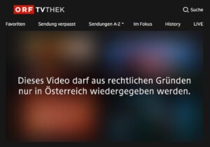 Der F1-Livestream des ORF ist nur innerhalb Österreichs verfügbar