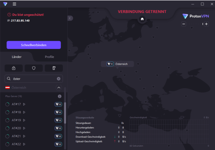 Proton VPN Österreich