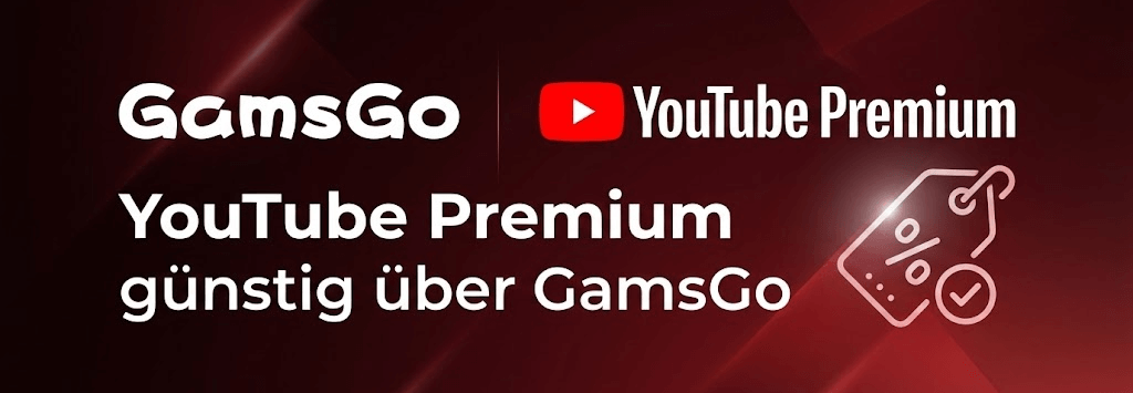 YouTube Premium über GamsGo
