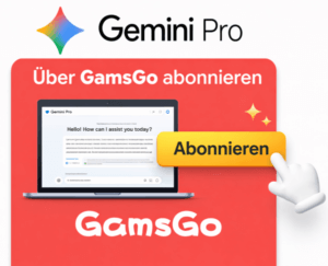 Gemini Pro über gamsgo