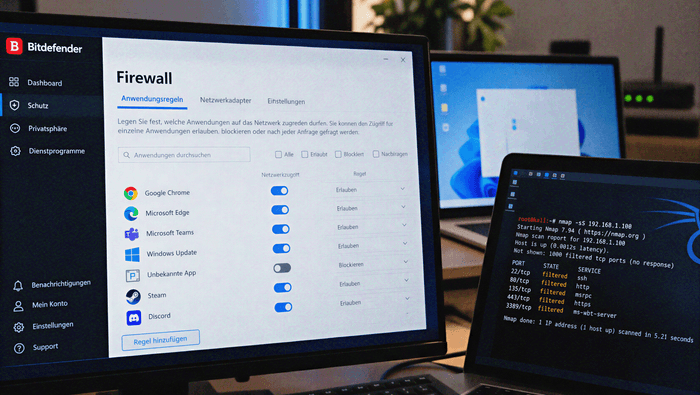 Bitdefender Firewall Test