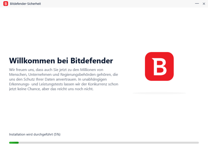 Bitdefender Installation