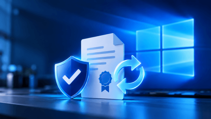 Windows: Out-of-Band-Zertifikate-Update